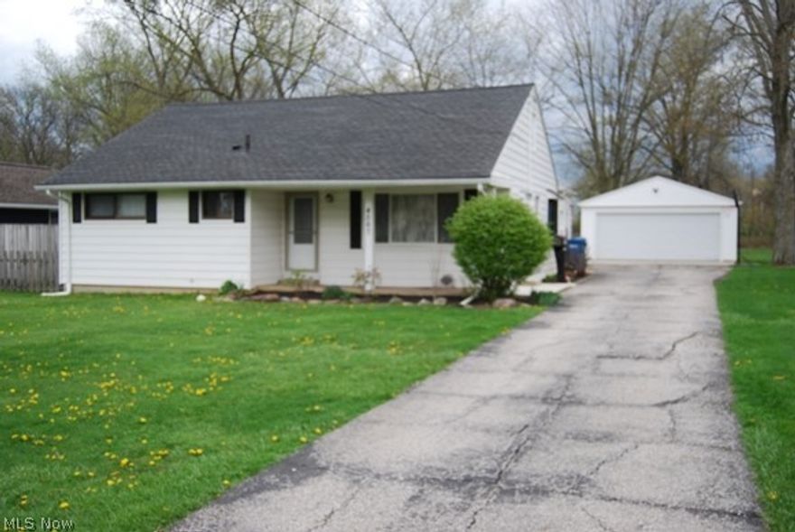 Don’t miss this conveniently located, single-floor home featuring numerous modern updates and major improvements already completed. Key upgrades include a new roof (2017), A/C (2018), exterior paint (2019), and a brand-new, extended garage built in 2021—spacious enough for two large vehicles with plenty of additional room. A tankless water heater was added in 2022.

Interior updates include bamboo flooring in the bedrooms, a remodeled kitchen and laundry room with quartz countertops and high-end appliances (all included except washer and dryer), and an updated bathroom with double sinks and a Bluetooth-enabled exhaust fan.

The expansive upstairs attic offers abundant storage or potential for future customization. Step outside to enjoy the large, park-like backyard with mature trees, a deck perfect for relaxing or entertaining, and a fire pit for cozy gatherings.

Ideally located in the heart of North Olmsted, this home is just minutes from shopping, dining, and the local recreation center. A storage shed adds even more convenience.

Sellers are open to reviewing all offers.