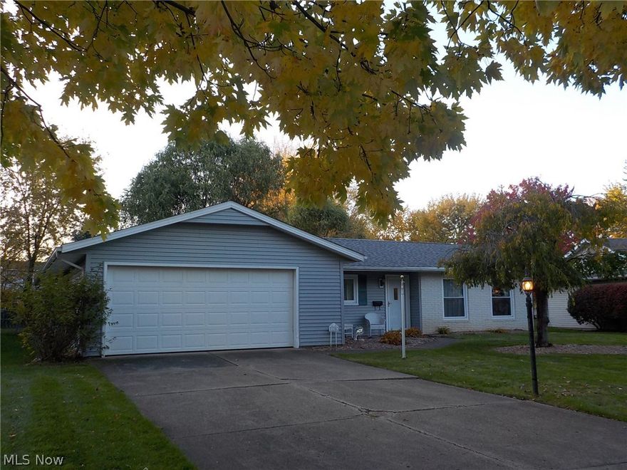 RANCH! RANCH! RANCH! FEATURING 3 BEDROOMS & 2 FULL BATHS!! Large Kitchen with loads of cabinets and abundant counter space, built in dishwasher, stove and side by side fridge.  Additional Kitchen storage and Over sized Pantry. Inviting Family room with fireplace featuring sliding doors for access to private patio. Spacious Master Bedroom suite overlooking the Back yard with it's own walk in closet and private full bath.  1st floor utility room including washer and dryer. Complete ROOF tear off 2011, Vinyl siding 2007, Vinyl windows 2006. Private Fenced Yard with 10x14 Shed built in 2006. Central Air *1 year home warranty. * Taxes shown reflect a Homestead reduction of $548.80 per year *
