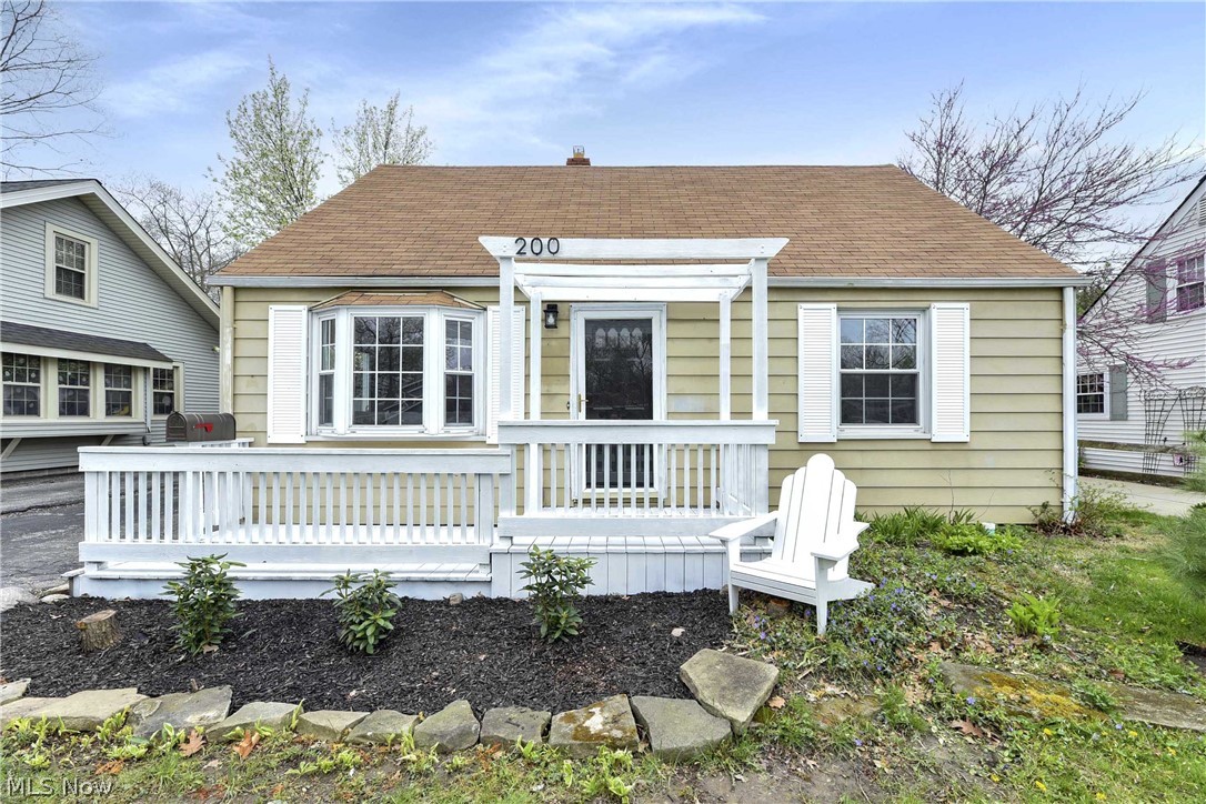 Prepare to be Moved!...into this distinctive Avon cape cod with a top-to-bottom interior renovation you need to see to believe. Located in the cottage district with
soft, neutral tones throughout, perfect for any style and décor. Expansive bay window greets you when you step into the living room. Warmth exude from the hardwood floors sweeping through the open floor-plan dining room filled with light from adjacent sliding glass door. Adjoining kitchen has been opened up to the dining & living room complete with new countertops, cabinets, flooring and lighting. Two bedrooms (one could be used as an office) and beautifully remodeled full bathroom complete the first floor. Upstairs the crisp and clean Master Suite boasts a new half bath, sitting area, new carpet and extra storage. Convenient upstairs laundry room makes that chore a breeze! Outside you will find a detached two-car garage, fully fenced private backyard and front porch for relaxing. Walkable to parks and restaurants, clo