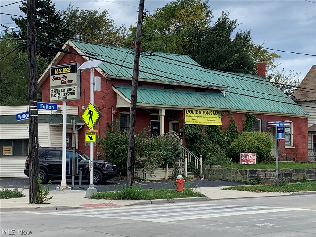 Unique opportunity: Revitalization surrounds the area ! Former use was Carmen's Key Service for over 40+ years & Barber Shop . SOLID BRICK STRUCTURE
with much potential. Needs work Owner retired wants it sold ! New Furnace and Central Air 2021. Steel/metal roof/ one car garage attached.Alarm sytem in place. Two separate driveways. Minutes to downtown, seconds from Ohio City, Metro Hositpal. Easy to show. Busy intersection perfect for new business owner looking for reasonable entry point and great locale.