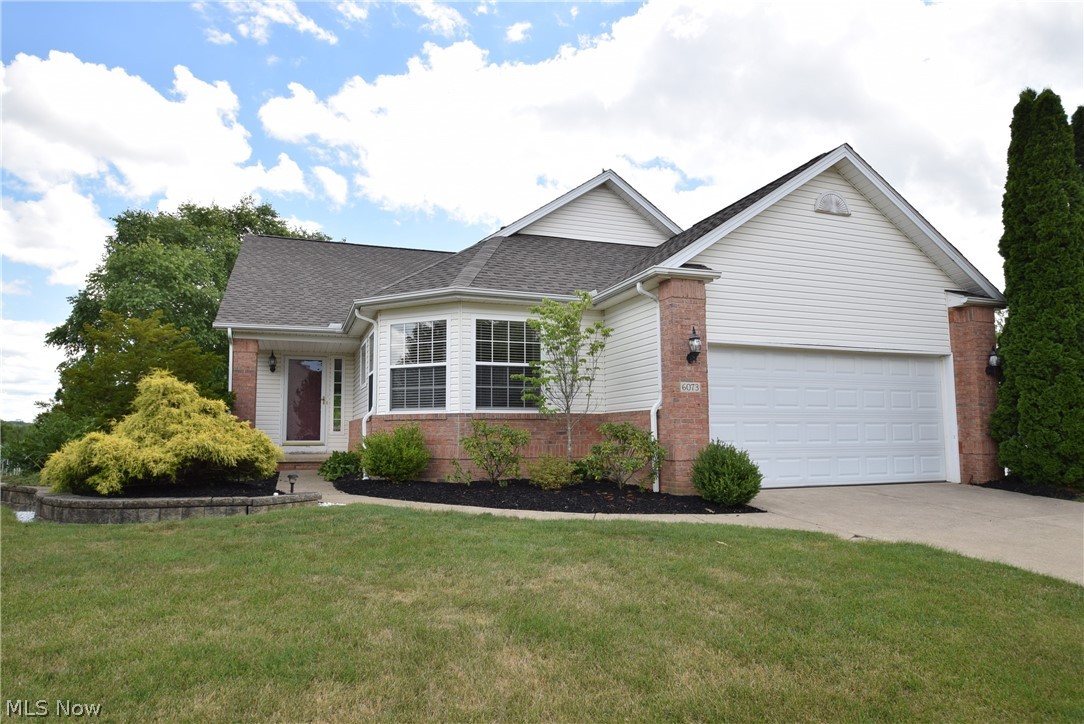 A Rare Find! 3 Bedroom, 3 Bath Lakefront Ranch with a Finished Walk Out Basement in the community of Emerald Lakes. This special home features a large living room with gas fireplace, formal dining as well as an eat in kitchen. Living room opens to a beautiful deck overlooking the lake. Huge master suite, with two closets. Additional bedroom, bathroom and laundry room complete the first floor. The finished lower walk out level boasts a large family room with yet another gas fireplace, third bedroom, full bathroom as well as an office – almost like having two homes in one. The family room walks out to a lovely paver patio – again with a lake view. Nice quiet setting – situated on a cul de sac. The community offers scenic walking trails as well as a catch and release lake. Just move in, unpack and call it home. Schedule your time to see before it is gone!