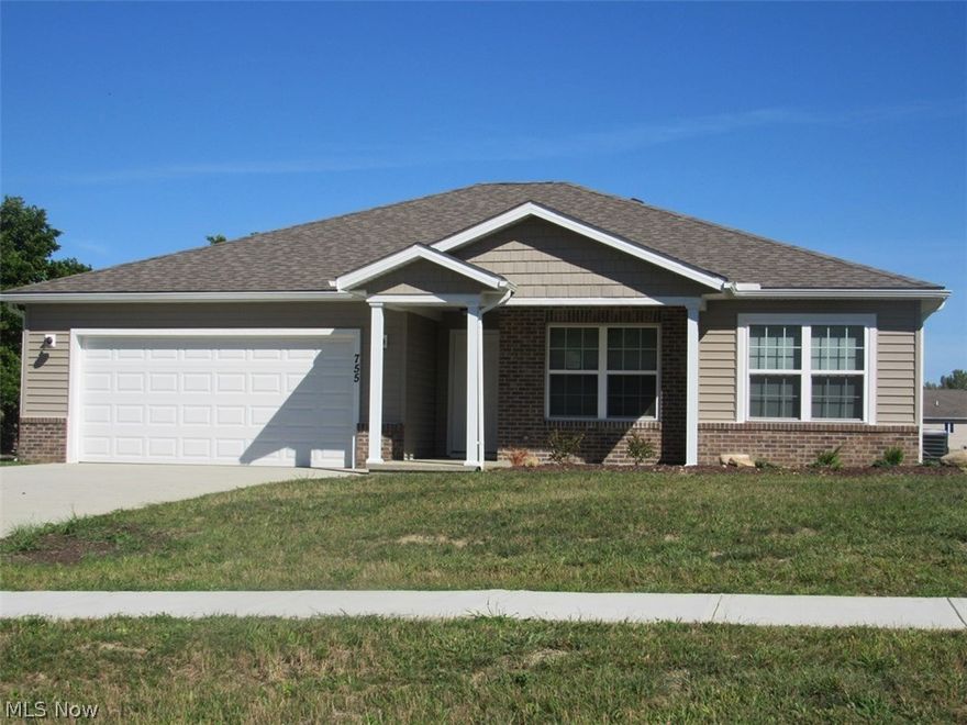 This newly built ranch offers low maintenance, easy, one floor living with an open floor plan. Master bedroom features an En Suite and walk in closet.  Nice size laundry room right off the 2 car attached garage. Cozy front porch  and  8x10 patio on the back. This house offers Universal Design making it  perfect for anyone with a handicap or desire to age in place. Situated in an attractive neighborhood close to I-90, Historic Downtown Geneva, Pairings,  Spire Institute, Grand River, Geneva on the Lake and the Grand River Valley wine region.