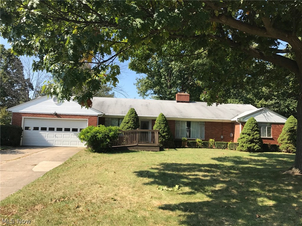 Great brick ranch with tons of potential! Nice floor plan with formal dining, living room with fireplace, eat-in kitchen and family room! Bones of the house are great. In need of cosmetic updating but will allow you to truly make it your own! Large bedrooms, master has its own private bath. Convenient location - close to restaurants,shopping and highway. Property is an estate.