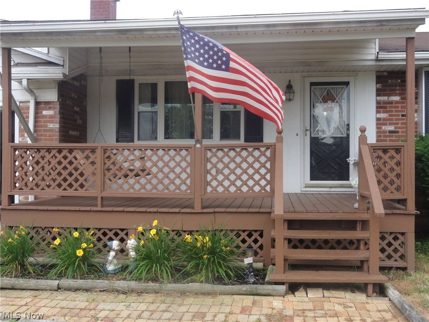 Country charm abounds!  Five acres in West Branch Schools, and a darling house will invite you to move right in! This 3 bedroom ranch home has been well cared for by the owner for 35 years.  There is a gas well on the property offering free gas to the house.  All rights transfer with the property.  The lovely front porch gives the perfect view of  this rural countryside.  Be the lucky new owner - don't hesitate to call!