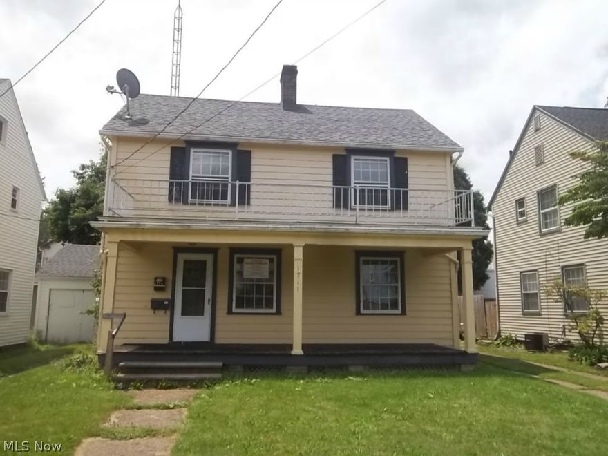 NICE LOOKING COLONIAL with big front porch.  Newer plastic plumbing, newer furnace , roof and some replacement windows. Hardwood floors throughout generous room sizes.  Would make a great starter or rental