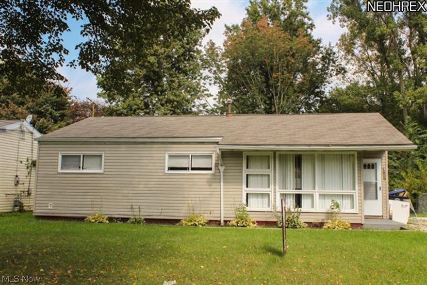 Total 1st floor living at a price you can't beat! This Ranch styled home has a huge private yard and is conveniently located in the heart of west Akron and Interstate 77. Seller has done updating. Seller welcomes investors to consider purchasing this property and three others in Akron as a package. All 4 properties are updated at some level and are rented to long term tenants. Seller will look at offers!