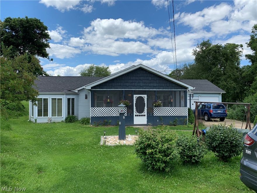 This stick-built, three BR home with an attached apartment is ready for parents/grandparents/children! All built on a crawl space with no basement to receive clutter or become wet. All rooms marked "lower level" are located in the apartment. There is a large, screened in porch at the front of the home with another screened porch also off of the apartment. Appliances stay in the home.