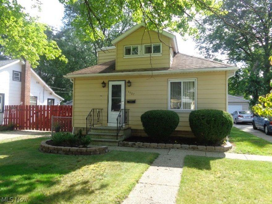 Great Starter in an Excellent Location--Ready to Move Right Into!! First Floor Utility Rm/Mud Room!! New Flooring In Kitchen and Utitlity room!! Dormer Bedroom With Loads Of Storage And Full Bathroom Upstairs!! Lots Of Kitchen Cabinet Space!! Glass Block Basement Windows!! Nicely Landscaped!! Fenced Yard!! Newer Electrical Box!! Newer Over Sized 2 Car Garage Built In 2012!! Dont Miss Out Showing This One!!