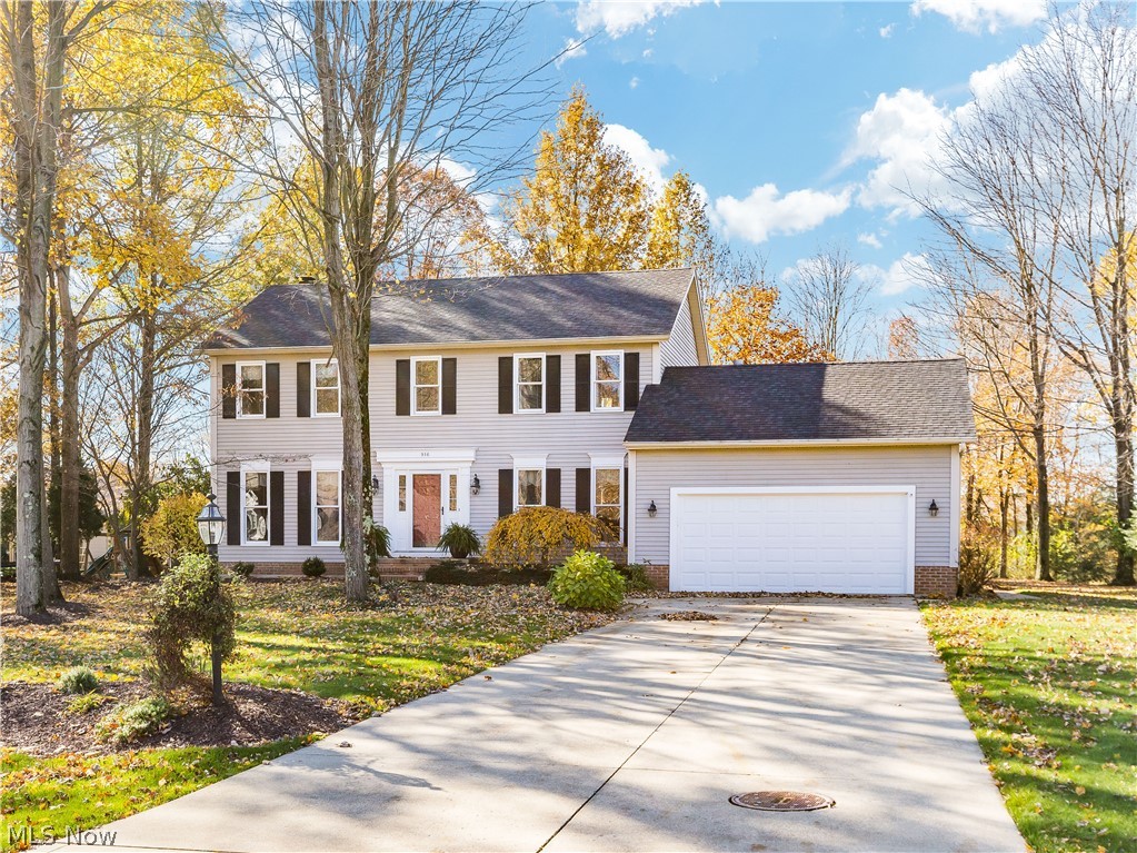 Home Sweet Home! Welcome to this 4 bedroom 2.5 bath center hall colonial. This home is very inviting and has many updates. You will enjoy the open, eat in kitchen. It has been updated with granite counter tops and hard wood floors. The kitchen appliances are included. The eating area flows nicely into the family room. The 18x15 family room has new carpet and a wood burning fireplace. There are French doors that lead in to the living room. This home also has a formal dining room for entertaining. There is an updated half bath and first floor laundry room as well. The master bedroom is vaulted and has an attached master bath and walk-in closet. It features an updated sink, garden tub and a separate shower. The second upstairs bathroom as been updated. The remaining 3 bedrooms are very spacious. There is also sliding glass doors that leads to the spacious deck. The picturesque lot is 93X265. The 2 car garage is attached. Updates include new roof (2014), central air (2018), wood floors(201