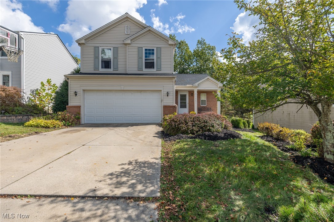 Welcome home to this inviting 3-bedroom, 2.5-bath residence! A covered front porch and charming curb appeal, complete with vinyl siding, brick trim, a 2-car attached garage, and a new roof (2024), greet you as you arrive.
Step inside to a spacious great room with a vaulted ceiling and cozy gas fireplace—perfect for relaxing or entertaining. The open layout flows into the eat-in kitchen, which features a center island, pantry, Formica countertops, and stainless steel appliances that remain with the home. A sliding glass door fills the space with natural light and leads to your backyard patio, ideal for outdoor gatherings.
The first floor also offers a convenient laundry room and a guest half bath. Upstairs, the carpeted primary suite includes a walk-in closet, ceiling fan, and a private bath with a vanity and shower/tub combination. Two additional bedrooms share a full bath with a tub/shower combo.
An unfinished basement provides excellent storage or the opportunity to create even more living space tailored to your needs.
With endless possibilities, this home is ready for you to make it your own!