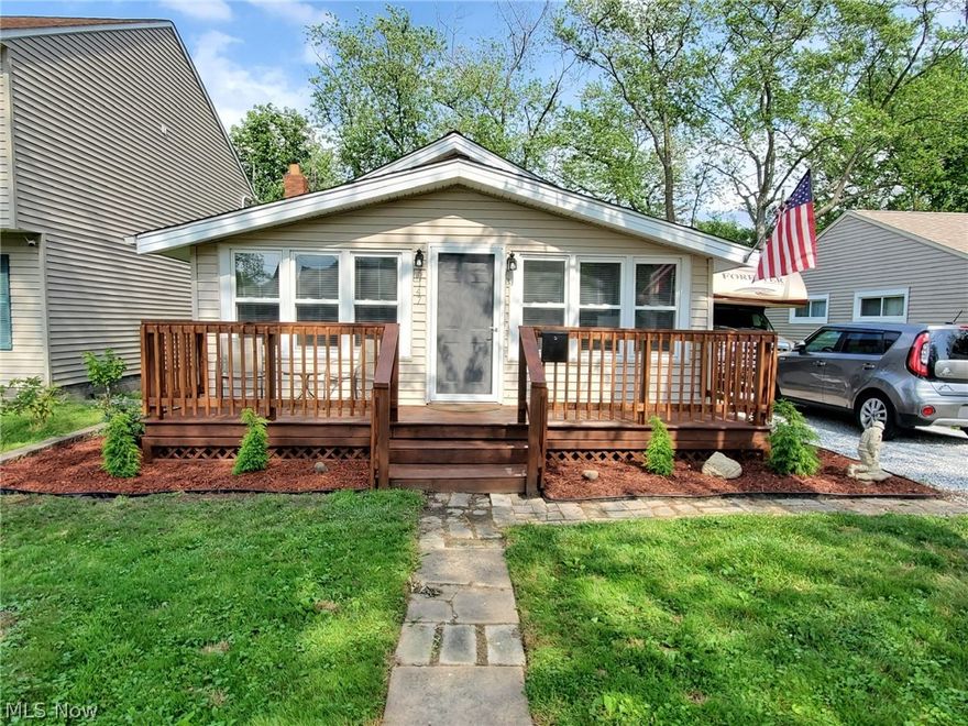 This wonderful 2 Bedroom Ranch has been updated with new carpet, paint, and mechanicals.. as well as windows, siding, roof, h2O, Porch, Insulation, Flooring, Electrical, light fixtures, Perfect for a getaway home near the beach. Home Warranty!  Don't wait.