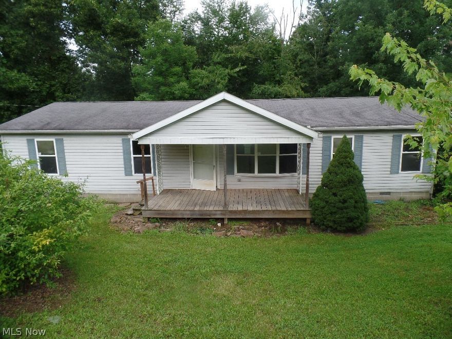 A nice 3 bedroom 2 bath situated that is a country setting. Kitchen has a dishwasher, vinyl flooring and nice cupboards. Has a nice large yard for a family to play.