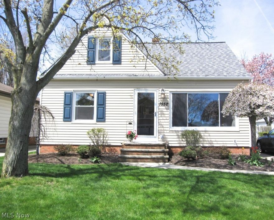 **Pristine bungalow in desirable Mayfield Heights: all newer kitchen appliances and pretty finished lower level with great tiled full bathroom. Large lot/backyard with pretty stamped concrete patio and outdoor shed. Home has newer windows, newer hot water tank, newer furnace and Newer roof/30 year architectural shingles. Home also has newer front door, lower level carpeting and fresh paint throughout. Fantastic opportunity! Mayfield Hts city point of sale compliant .