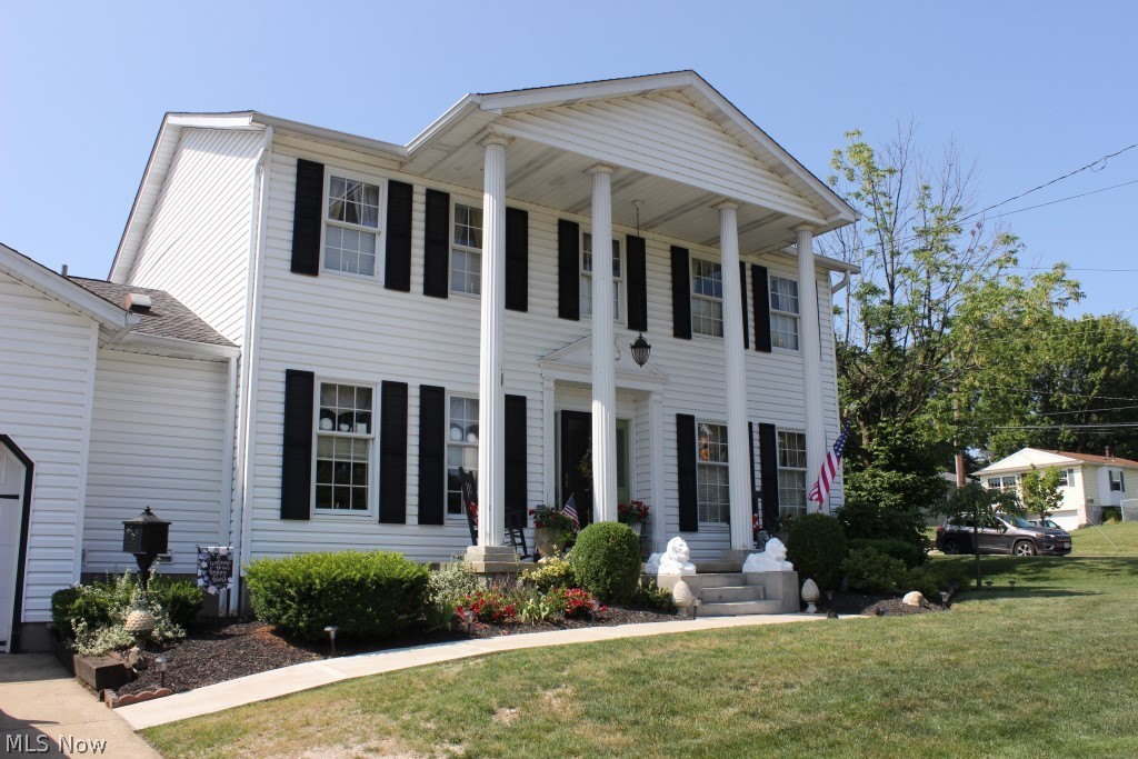Absolutely a great value for this exceptional colonial!! Beautifully cared for & well built colonial having 3 bedrooms/4.5 baths and so spacious with 2458SF plus the 3 season sunroom & partially finished area in basement* All bedrooms in home have full private bath* Extra wide crown molding in living room & formal dining room* Family room with gas log fireplace & slider access to sunroom* Eat in kitchen with granite, stainless appliances (refrig, range, dishwasher & microwave), open plate rack & bayed eating area* 3 season sunroom having 6' sliding doors with view of pretty fenced in back yard & access to deck* 12 course basement with 22x15 finished room (except 2 painted block walls), full bath & ample storage/shelves* 45 year shingles (single layer), siding & spouting (approx. 9-10 yrs)* Central air (2019)* Hot water heater (approx. 3 yrs)* 95% eff furnace (all approx. 12 yrs)* Newer sidewalk and front steps* 10x10 storage shed* Lovely home- inside & out!