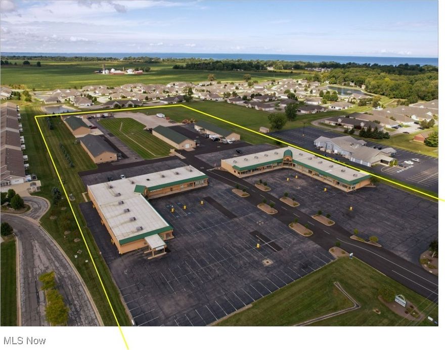 Vineyard Square Plaza shopping center and warehouses for sale on SR 60 in Vermilion. Cap rate 7.5%. 96% occupancy. Tenants include Mercy Health (48% of retail income, 32% of overall Income). Site approval for 6,000 SF of additional flex space. Excellent location near Vermilion Schools and SR 2. Sale includes two Erie County Parcels: 1200083002 and 1200083005.