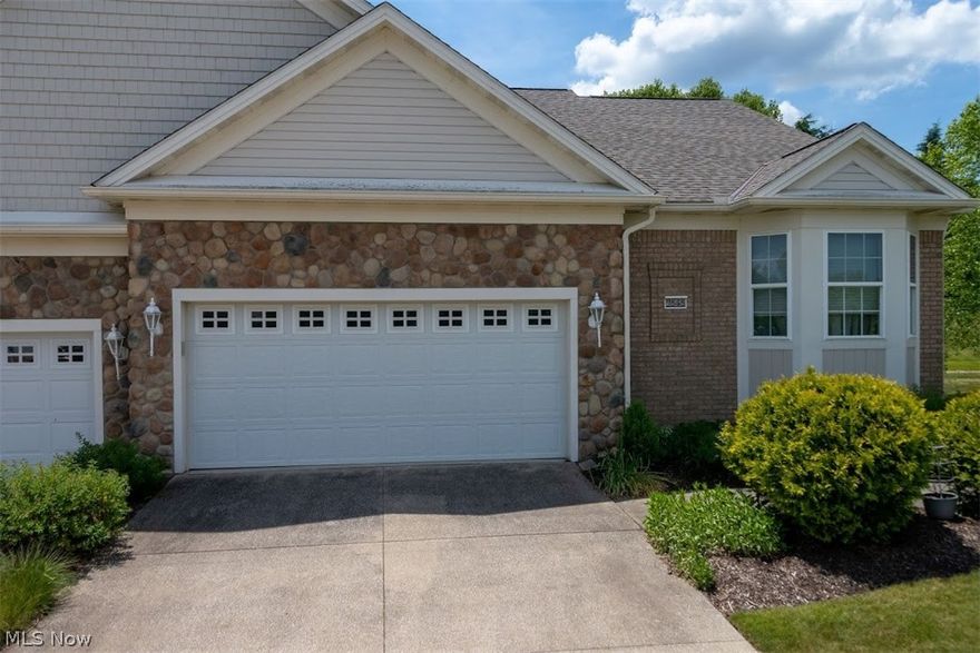 Do not miss out on this beautiful ranch cluster home.  Immediately experience the elegance of the great room with vaulted ceilings and a floor to ceiling fireplace. Great room leads to a separate multi-use room for an office or formal dining room.  Add doors to make a third bedroom. Enjoy entertaining with an open concept kitchen.  Relax with your coffee and enjoy the sunroom or the back patio. Front bedroom has a bay window to let the sunshine in.  Master suite is rather large and includes its own soaking tub and large closet.  First floor laundry/mud room leads to the two car attached garage.  Downstairs you will find tons of space.  Two large rooms for storage plus an additional finished living space.  Great for games and entertaining.  Enjoy maintenance free living.  No cutting grass or plowing snow!  Ethans Green is a Beautiful Family and Golf Community. Schedule your showing today.s