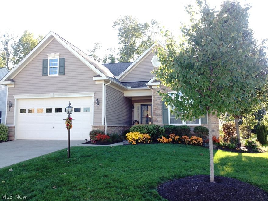 Located on 2nd tee of World Class Golf Course. Honestly awesome describes this beautifully done home. Upgraded to owner's impeccable taste. See Attached list. Gleaming hardwood floors. Custom cherry cabinetry. Granite counters. Master bedroom with tray ceiling and adjoining sitting room. Open floor plan with flexible living space. Den could be formal dining room. Lower level is finished to above-grade standards. Lower level rooms include famiy room, two sitting areas, bedroom, exercise area, wet sink, office, full bath. Ideal for an extra suite. Total square footage includes lower level. Deck with automatic awning offers panoramic view of golf course. This is truly a wow home that you will love from the minute you cross the threshold. Located in the premium section of Shale Creek. Take a golf vacation and never leave home. Close to I-71 and Route 3.