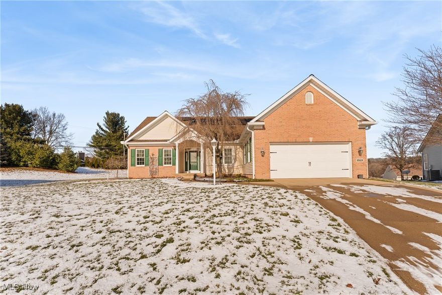 Welcome to this beautifully maintained ranch home located in the highly sought after, Burnham Hills on a quiet cul-de-sac in NE Canton. Built in 2003, this home offers an exceptional combination of thoughtful design, modern updates, and flexible living spaces, perfect for today’s lifestyle. Step inside to an inviting open floor plan filled with natural light and timeless finishes. The heart of the home is the spacious eat-in kitchen, featuring granite countertops, custom-built cabinetry, and a cozy dinette area, making it ideal for both everyday living and entertaining. Just off the main living space, you’ll find a versatile office/den area (could serve as third bedroom without closet) offering flexibility for a home office, guest room, or hobby space. One of the standout features of this home is the expansive sunroom with tray ceiling and mood lighting. This stunning space has also been used as a formal dining room and provides direct access to the newer deck, completed in 2019. The primary suite is a true retreat, boasting a large walk-in closet and an oversized walk-in shower. A beautifully remodeled guest bathroom completed in 2021 adds fresh, modern appeal. Convenience continues with a first-floor laundry room located off the garage, making daily routines a breeze. The large basement offers incredible potential, complete with a full second kitchen, reverse osmosis, abundant storage, and endless possibilities for entertaining, a recreation area, or additional workspace. This home has seen numerous important updates, including new flooring in the office/den 2025, solar panels installed in 2025, a whole house generator added 2021, HWT 2021, remodeled guest bathroom 2021, furnace and AC 2019, just to name a few. With the open layout, extensive updates, sunroom, large basement, and premium location, this exceptional ranch is truly move in ready and offers a rare opportunity in Burnham Hills. Schedule your private showing today...this one won’t last!