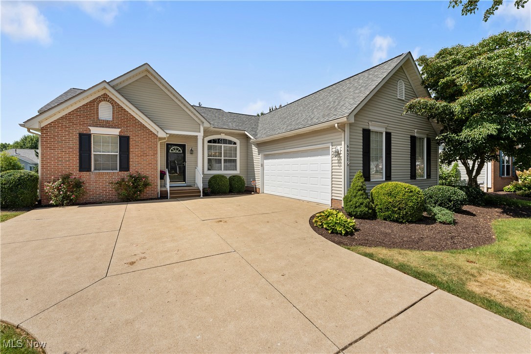 This lovely Ranch villa in the beautiful Stonehedge allotment is a rare opportunity to have a beautiful home, and the bonus is you don't have to shovel snow or mow the grass! You'll admire the open floor plan that walks into the Great Room, a beautiful cathedral ceiling, fireplace, separate Dining area, pretty windows overlooking the private backyard. Enjoy sunny days year-round in the 4 season Sunroom, sliding door to enjoy the outdoor backyard area on the Patio and Trek Deck . Eat-in Kitchen just steps away from garage, so easy to unload groceries, newer appliances, pretty Maple cabinets. 1st floor Laundry w/ countertop, sink, cabinets & closet. Master Bedroom is spacious, Master Bath highlights updated low entry luxury shower, jetted tub, double sinks, makeup area and big walk-in closet. 2 more Bedrooms and full main bath on the opposite side of the home. Addl. lower level finished Rec Room- great place to host a big crowd, & includes a cedar closet, bonus playroom/craft area, unfinished basement space w/ built-in shelving, & nice lighted concrete crawl space too. Newer roof, gutter guards, CAC, water heater & more. These villas don't come up for sale too often and when they do, they get snapped up pretty quickly. Perfect location in Plain Township, close to shopping & entertainment, in an area of well cared for homes.