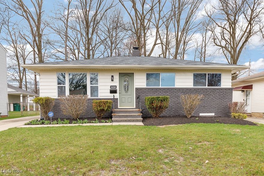 Welcome to this completely updated Maple Heights ranch-style home that is sure to impress! This home has all the updates done for you - move right in! Fall in love with this 4 bedroom beauty from the moment you step through the welcoming front door. Formal living room greets you from the entrance with large front picture window and crisp, clean colors. You'll love cooking and entertaining in the beautifully updated kitchen with new mocha cabinets, SS appliances, granite countertops, and tile backsplash - you'll want to cook every night in this amazing space! 3 spacious bedrooms on the main living level with deep closets and plenty of additional space for storage or whatever you see fit! You'll love the newly updated full bath. Enjoy the big game in the finished basement recreation room. 4th bedroom in lower level with large closet and new up-to-code walkout egress opening. 2nd full, updated bath completes this beautiful space. Additional room for storage & laundry. Host summer BBQ's in the spacious yard, perfect for pets and children! You’ll have peace of mind with all new windows, garage door, sliding patio door, and updated electrical & plumbing. Extra storage in the detached 2 car garage with door opener. Located close to shopping, restaurants, parks, schools and all that Maple Heights has to offer! This lovely home won't last long - make an appointment today!