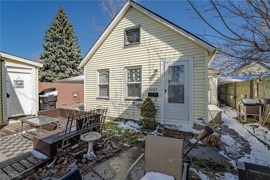 Great opportunity for a cozy cape cod in Ohio City! This lovely home features 1349 square feet of living space with 3 bedrooms, 1 updated full bathroom, spacious living areas, and several recent updates. It just needs your finishing touches! The front door opens into a cozy living room with access to the front bedroom. Head back to a spacious secondary living / dining room that is open to the kitchen. Here you will find newer flooing, laundry hookups, and ample cabinet space. Down the hallway from the kitchen is the largest bedroom that was added onto the home. An updated full bathroom off of the kitchen completes the first floor. Upstairs, there is a long third bedrooms as well as an attic space. Recent updates include newer flooring, drywall with crisp neutral paint, a wall furnace that was recently replaced, and completely updated electrical. Fantastic location just blocks away schools, parks, and several of Ohio City's popular restaurants, shops, and nightlife. This property is bei