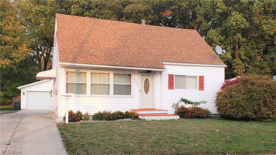 Amazing home on cul de sac with a uniquely spacious, private and fenced backyard. Three bedrooms plus a possible 4th bedroom or office/bonus room. Two bedrooms and a completely updated bath with beautiful white marble style tile on first floor. Beautiful oak kitchen complete with appliances. Plenty of natural light streams into living room and dining area. Lower level family room features an a kitchenette area that is great for entertaining. Also on lower level is an updated half bath with finished storage room. The laundry room includes a laundry tub, storage area and a beautiful washer and dryer too!  Recently updated furnace. Central air. Water heater replaced in 2020. From the dining area slider, step outside onto an inviting deck adorned by grapevines! There is even a fenced area for the garden that you always wanted behind the large 2 car garage. This backyard has room to roam! Concrete drive with extra parking. Property has two parcels.