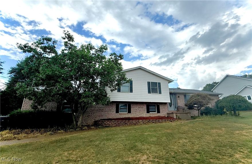 Beautiful 3 bed, 3 full bath in Canfield! With almost an acre of land and a fully fenced in pool with rebuilt and painted deck, you will enjoy your private oasis! But that isnt the only great attribute, inside you’ll also be impressed! On the first floor, enjoy a spacious layout with neutral carpeting, new lighting, and lots of natural light from the bay window, slider, and skylights! Large and open living room and dining room have direct access to the deck and pool. Perfect for entertaining or just enjoying with family. The kitchen has lots of cabinet space and a built in desk for homework or just extra storage! Have a movie night in the lower level or just relax and watch your favorite shows. With a bonus room off of the 2 car garage and a large basement, you’ll have more than enough room for storage. Or maybe with access to the full bathroom, this space could be used as an office or guest room! The upstairs has 3 good sized bedrooms with closet space and a full bath. The master suite is sizeable with 2 large closets and an en-suite bathroom! The roof is 6 years old, Electric panel was updated to 200 amp, hot water tank replaced 2017, and this is all rounded out by a 1 year home warranty!