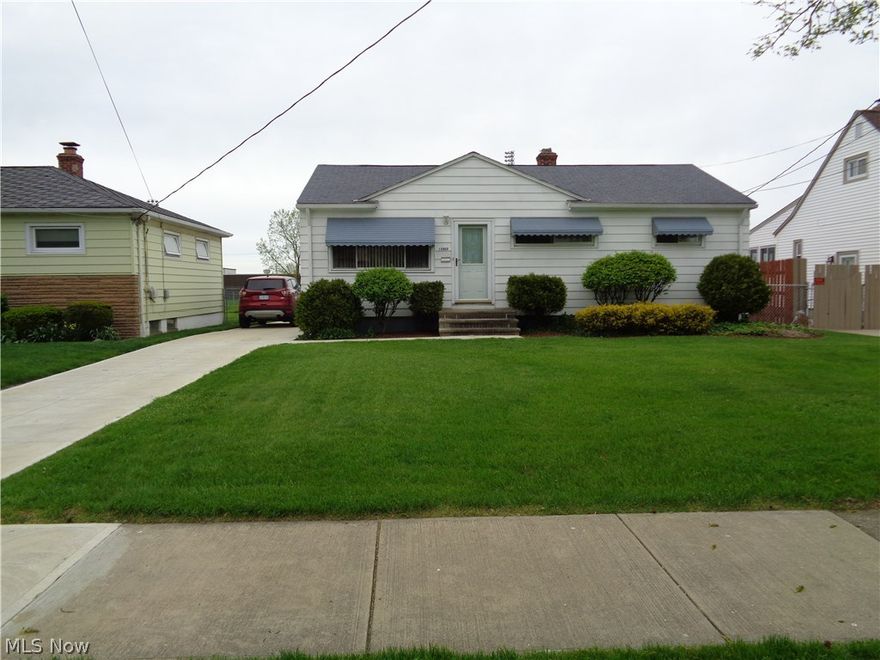 Pride Of Ownership Shine Throughout!! 3 Bedroom Ranch!! Freshly Painted!! Beautiful Wood Floors!! Spacious Eat In Kitchen!! Bathroom Updated!! Newer Windows!! Roof 12yrs old!! New Updated Electrical!! Glass Block Windows!! New 6k Concrete driveway!! 2 Car Garage!! Open Field Behind!! Wont LAst!!