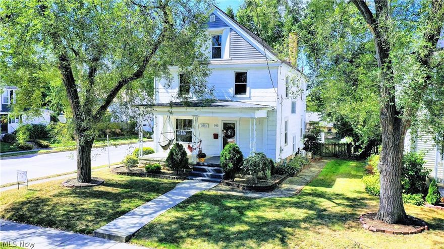 Gracious home on a quiet street. Livingroom w/FP, large Dining Room w/window seat & pocket doors, foyer, nice size Kitchen w/appliances included, 4 spacious bedrooms, Family Room, & plenty of storage. Front porch and a back porch which overlooks a private fenced yard; Welcome Home 1 Year Home warranty included.