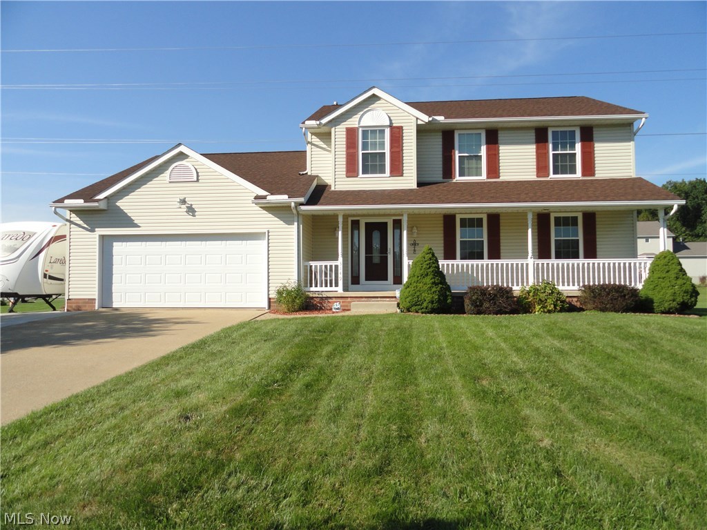 Neutral, open, light and bright! This beautiful and spacious colonial located in Hidden Knolls is in pristine condition. Foyer entry, formal living & dining room, 1/2 bath on first floor,eat-in kitchen opens to huge family room and has sliders to 31 x 16 deck porch and fenced yard. 4 bedrooms and 2 baths up. Spacious rec room or office in lower level. Meticulously maintained inside and out! All newer doors and windows in 2015 with a 30 year transferable warranty,new roof in 2013, updated appliances, garage door, and new water heater too. New 17 x 45 extra parking pad with 30 amp outlet. City water and sewer. All appliances including washer and dryer and a puronics water purifier too! Dont wait!