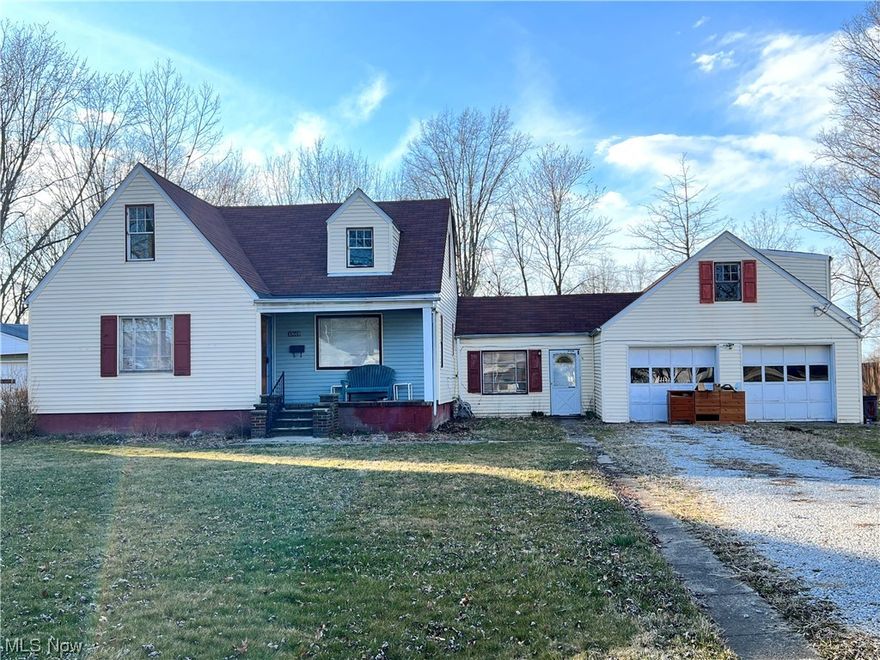 Investment opportunity awaits! This bungalow is on a double lot and one block from Lake Erie and has much to offer. Siding, gutters and roof on home are 10 years old. The garage is oversized and has a sink for a workshop. Lots of potential. Additional space is located over the garage and was once a rental apartment but hasn't been used in years so furnace, plumbing and electric have been disconnected and space is used for storage. Come see today and build some sweat equity. Square footage and listed amenities are for main dwelling only, taxes reflect both parcels of land.