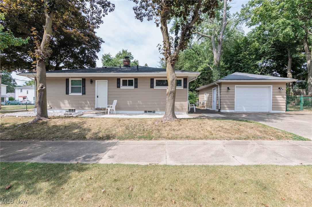 Perfect cozy ranch in Goodyear Heights with three bedrooms and one bath all on the main floor. You'll love the refinished hardwood floor, and enjoy peace of mind with a new roof. This home offers extra space with an opportunity to finish out the full basement and a detached 1-car garage.