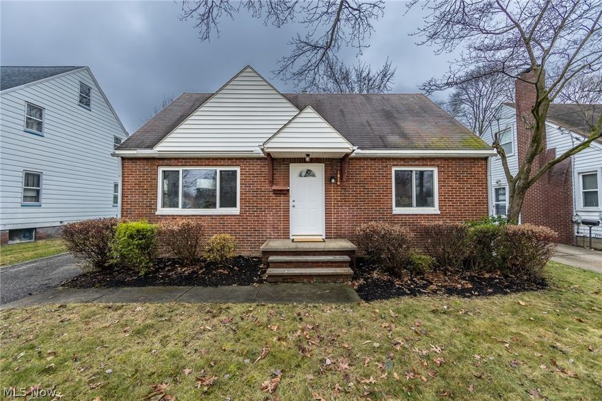 Welcome to this darling Cape Cod in Cuyahoga Falls! Step inside to the living room that boasts two windows to allow the natural light to shine in on those stunning floors and built-ins surrounding one of the windows! Walk through the charming archway doors into the kitchen.  Two nicely sized bedrooms on the main floor. Upstairs is a large space for a master bedroom, office, or bonus room! Do not miss the basement, which could make a perfect workout area, or rec room. A large backyard with a concrete patio, that would be great for summer entertaining. Do not miss out on this lovely home!