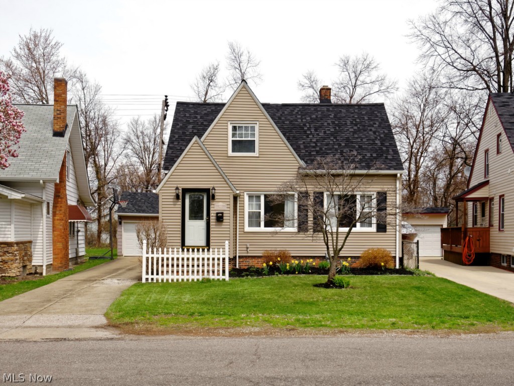 Almost within spittin' distance of Lake Erie * Classy home in a unique cottage community at the east end of Electric Blvd * Amazing, newly updated transformation of a 1940 Cape Cod into a Colonial * 25 year old(?) 1st floor bow-windowed family room addition. Recent 28' x 17' master bedroom suite added above family room - includes lots of windows, 11.5' peaked ceiling, 2 skylights, private full bath/Jacuzzi/skylight, and 9'x8' walk-in closet * Fantastic expanded kitchen with all appliances. New interior paint throughout. Remodeled second full bath in upper-level hallway. Remodeled half-bath between the kitchen and 1st floor office or 4th bedroom. Much thought given to altering & modernizing the kitchen, master bedroom, bathrooms, and closets * 2012/13 roof tear-off, gutters & downspouts. 2007/08 knob & tube wiring removed, rewired with new circuit breaker box. 2005 vinyl siding. 2004 vinyl windows (2 front windows are 1998). Kitchen updates. Bathroom expansions & remodels. Basement gl