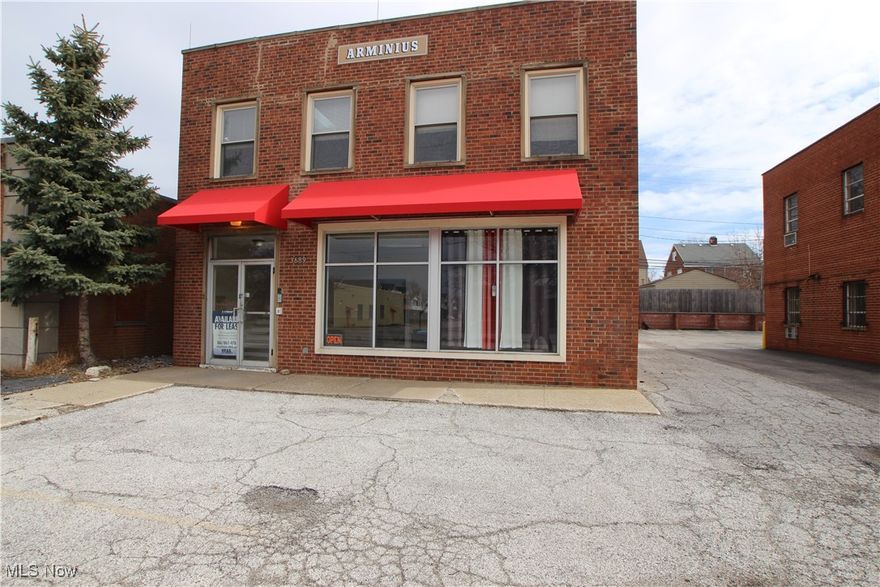 This is a two story brick building with frontage & signage on busy Lee Rd near Chagrin Blvd.  The 2nd flloor is currently occupied and consist of 3 individual offices units.  

The full 1st floor space is available for immediate occupancy.  Open floor plan, with 2 restrooms, foyer entry and front office view with excellent lighting. Tenant will be responsible for cable/electric link, phone/ wI-fi.  There is both front and rear parking.