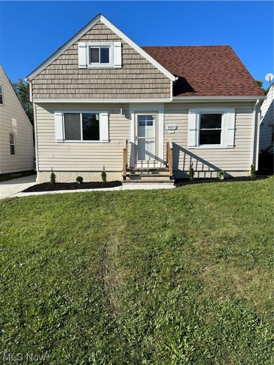 This 4 bedroom / 3 Bath, Maple Hts. home has a beautiful high quality renovation and is ready for a family. The spacious living room features a beautiful accent wall w/ fireplace, new LVT flooring and fresh neutral paint throughout entire home.To the Right of the living room you will find two generously sized bedrooms w/new carpet and a updated full bath w/ Black finishes. The kitchen features white shaker cabinets w/ Black finishes, quartz counters, ceramic back splash, new lighting, and stainless steel appliances. Heading upstairs, you will find the spacious owner's suite w/ Master Bathroom also huge walk-in closet. The lower level features another Bedroom and Entertainment room w/wet bar, additional space for storage along with a custom full bath. The home also features new windows, roof, doors, hot water tank and Brand new concrete driveway installed. This home is close to tons of shopping and eateries this home is waiting for you to move right in.