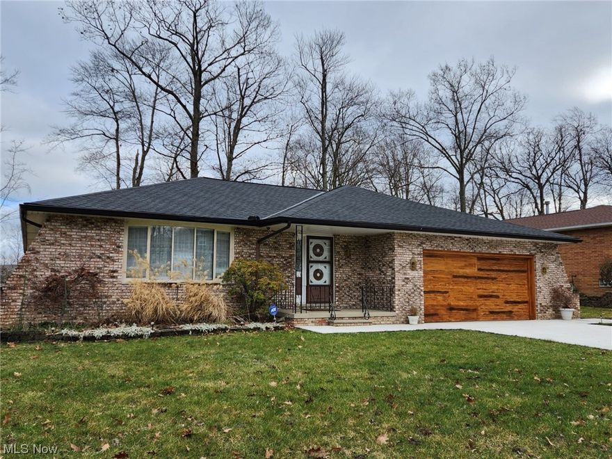 Great curb appeal all brick 3 bedroom, 2 bath center hall ranch built in 1976. Large rooms throughout with all natural woodwork. Ceramic tiled foyer leads to eat-in-kitchen with loads of counter space, skylight to bring extra light into the room, pantry, ceramic floors, ceiling fan and all appliances stay. The kitchen overlooks both the family and dining rooms. A big bay window is displayed in the "L" shaped living room and dining room combination. Family room sports a beautiful brick woodburning fireplace for those cold nights, patio doors leading to the 3-season sun porch and door leading to the master bathroom. Huge sun porch overlooks patio and picturesque backyard. A second parcel, 80' x 54' is part of the backyard and is located in the city of Independence. Yearly taxes show total for both parcels. Kitchen leads down hallway to three large bedrooms and main bath to finish off the first floor. Unfinished basement has potential galore. Laundry area has tons of storage area, washer and dryer stay, plus there is another room which can be used for a work area, hobby room, craft room, office or more storage. Interior and exterior has been lovingly maintained, just needs some cosmetics and updates to make it beautiful again. Front and side yard has a sprinkler system, needs a couple new sprinkler heads. New driveway in 8/2023, new roof 2021, A/C about 2015-2018, HWT in 2014. Newer stove, newer dishwasher. Close to shopping, highways, etc. All furniture in house is for sale. Seller would like a 60 day escrow on the property.