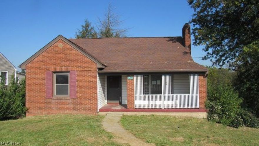 3 bedroom 1 bath home.  Home features living room with fireplace, kitchen with pantry, covered front porch, rear deck, and full basement.  Bring your remodeling ideas and transform this house into your new home.  House was built prior to 1978 and  lead paint  may potentially exist.