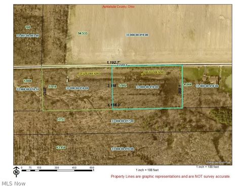 Vacant Land For Sale - 3082 Fobes Road<br/> Rock Creek, OH 44010