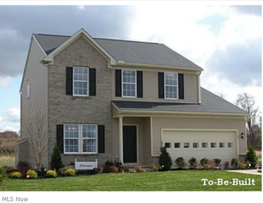 Cinema Park in Warrenville Heights is proud to offer the Florence – this one includes an upgraded Brick front! This floorplan has just the right amount of space for any size family.  The family room is large enough for any size gathering. The dining area and kitchen are located conveniently next to the family room. Kitchen highlights include a walk-in pantry, maple cabinets, granite countertops, recessed lighting & GE stainless steel appliances. The laundry/mud room combination provides easy access into the 2 car attached garage.  Upstairs you will discover 4 bedrooms and two full bathrooms.  The large Owner’s suite is sure to please with a large walk-in closet & attached bath with an upgraded soaking tub and shower. We build our homes to exceed the industry standards for energy efficiency, providing the highest levels of comfort while saving you up to 30% on your energy costs each month. Comprehensive Warranty Package offers peace of mind! Photos for illustration. TO-BE-BUILT.