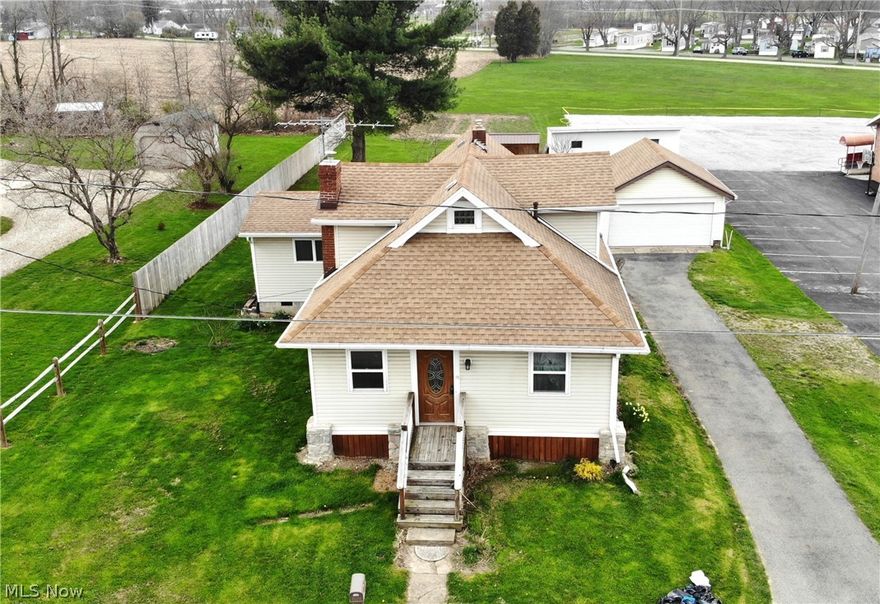 Charming 2-story home located in Ashland! Home boasts primary bedroom, bathroom, and laundry on main level. Kitchen has plenty of storage and counter top space to prepare meals. Sit by wood burning fireplace in the family room in the winter, or spend time relaxing on the back covered porch in the summer. Home includes 2-car detached garage and large yard with shed. Call your realtor today for a showing!