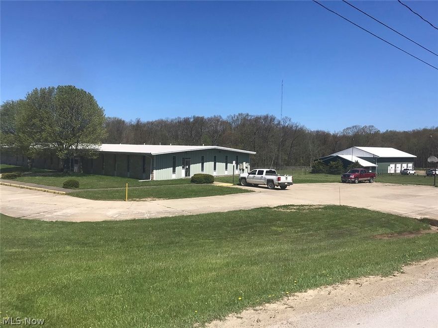 9,720 Sq.Ft. Office Building – 5,200 Sq. Ft. Shop Building With Lean To - 10.43 Total Acres - Corner Lot – Fenced Parking Lot – No Zoning – Venango County – Oil Creek Township – Public Water And Sewer – Onsite And Online Bidding Available Day of Auction - ABSOLUTE AUCTION, sells to the highest bidder on location: WEDNESDAY – JULY 1, 2020 – 12:00 PM. Real Estate: Features 2 parcels. Parcel #17002-082-000 and Parcel #17002-082D-000. Good commercial type property located on a state route with loads of possibilities. Nice 10.43- acre corner lot. Access from Titusville Rd (St Rt 27) or Bugtown Rd. Property is on Pleasantville Borough public water and Oil Creek public sewer. All being sold as one. Office Building: Building is approximately 9,720 sq. ft. with 27 offices, 3 loft offices, front reception area, restrooms, lunchroom, conference rooms, loads of parking, 3-phase 240V electric service, and a metal roof. 8 natural gas furnaces and 8 air conditioning units were just replaced in 2018.
