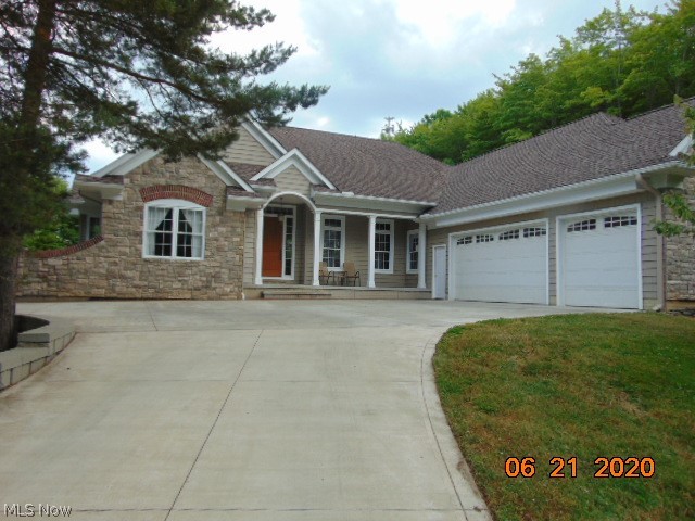 Amazing ranch home on a park like parcel. Large rooms and quality construction. New carpet, Lower level could be an additional living space. It has a kitchen and a full bath. Large front porch. This home needs to be on your must see list.