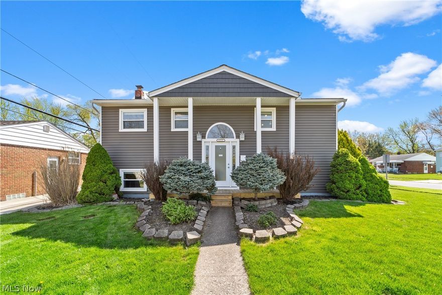 Welcome to 6525 Ledgebrook Dr in Brook Park, Ohio, where charm and comfort converge in this inviting bi-level abode. Nestled within the esteemed Berea CSD school district, this delightful 3-bedroom, 2-bathroom home is located in a warm and welcoming neighborhood.  Step inside and be greeted by an abundance of natural light streaming through skylights, illuminating the spacious living room. The perfect spot to relax and unwind, this sunlit sanctuary offers a cozy ambiance for everyday living and a walkout balcony perfect for morning coffee or evening beverages.  Outside, discover a serene oasis sod in the backyard, ideal for outdoor gatherings and play. The extended driveway, adorned with plentiful parking, ensures ample off street parking for guests and residents alike.  Proudly maintained by its current owners, this home boasts numerous upgrades, including a rebuilt deck with an added shiplap outdoor ceiling, front patio, and balcony. Inside, new flooring throughout the second floor adds a touch of modern elegance, while revamped baseboards elevate the overall aesthetic, and triple pane windows with a transferrable warranty add to the efficiency and quietness of the home.  With newer siding enhancing its curb appeal and a spacious shed measuring 11'5" x 15'5", offering ample storage for outdoor essentials, this home is as practical as it is charming. Don't miss the opportunity to make 6525 Ledgebrook Dr your new address, where comfort, convenience, and community come together.