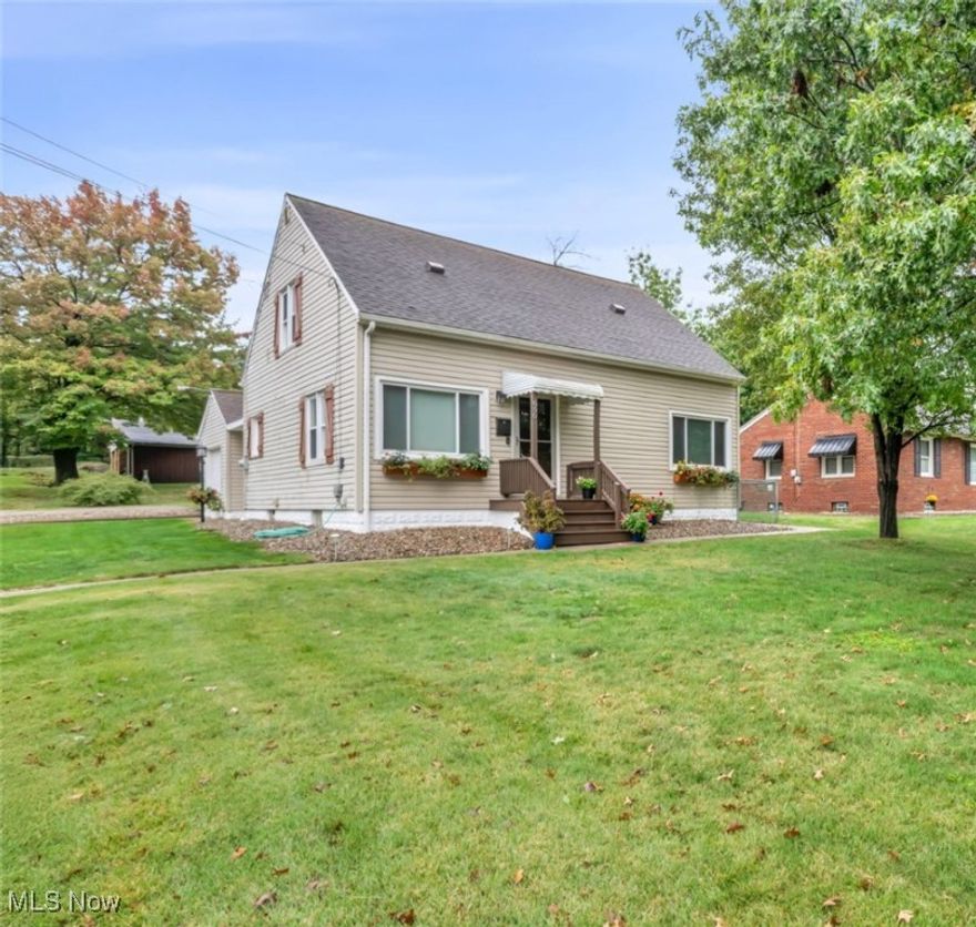 Welcome home to this beautifully updated 4-bedroom, 2-bath Cape Cod offering a comfortable layout and easy living throughout. Set on a corner lot along a quiet residential street, this home features two bedrooms and a full bath on the main level, with two additional bedrooms and a second full bath upstairs. A bonus room on the second floor has been converted into a convenient laundry space. Thoughtful updates inside give the home a fresh, move-in ready feel. Outside, you will appreciate the attached garage and fenced yard, perfect for pets! Schedule your showing today.