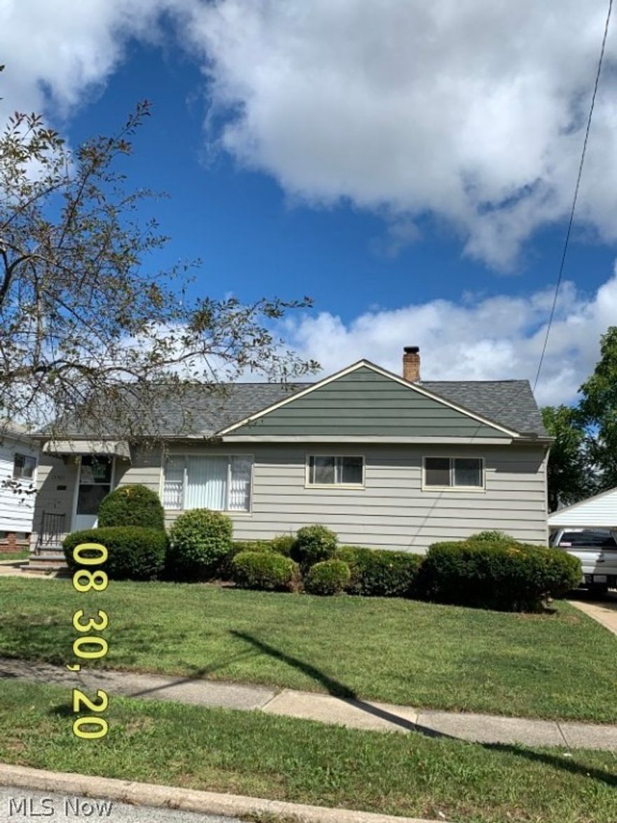 WOW! Neutral-fresh and ready for move-in! This roomy ranch located on desirable side street in the heart of Maple Heights offers gleaming hardwood floors, fresh paint, ceramic tile flooring and new carpeting. Light, bright and airy throughout, this home offers a large living room-great for over-sized  furnishings, ample sized bedrooms with closet space throughout. Large recreation room with new carpet/pad-great for the kids or extra living space! Bonus room-finished could be 4th bedroom. Vinyl windows throughout, glass block windows in the basement, full bathroom in lower level. Separate laundry/utility room. Perfect opportunity for someone looking to move right in. Double car garage in rear and backyard room for gardening. All MLS information is taken from public records, Buyers to perform their own due diligence regarding all property information, condition and any inspection/violations. Multiple offers deadline:
Thursday, Sept. 3, 2020 at 1:00PM EST. All offers must be in writing w
