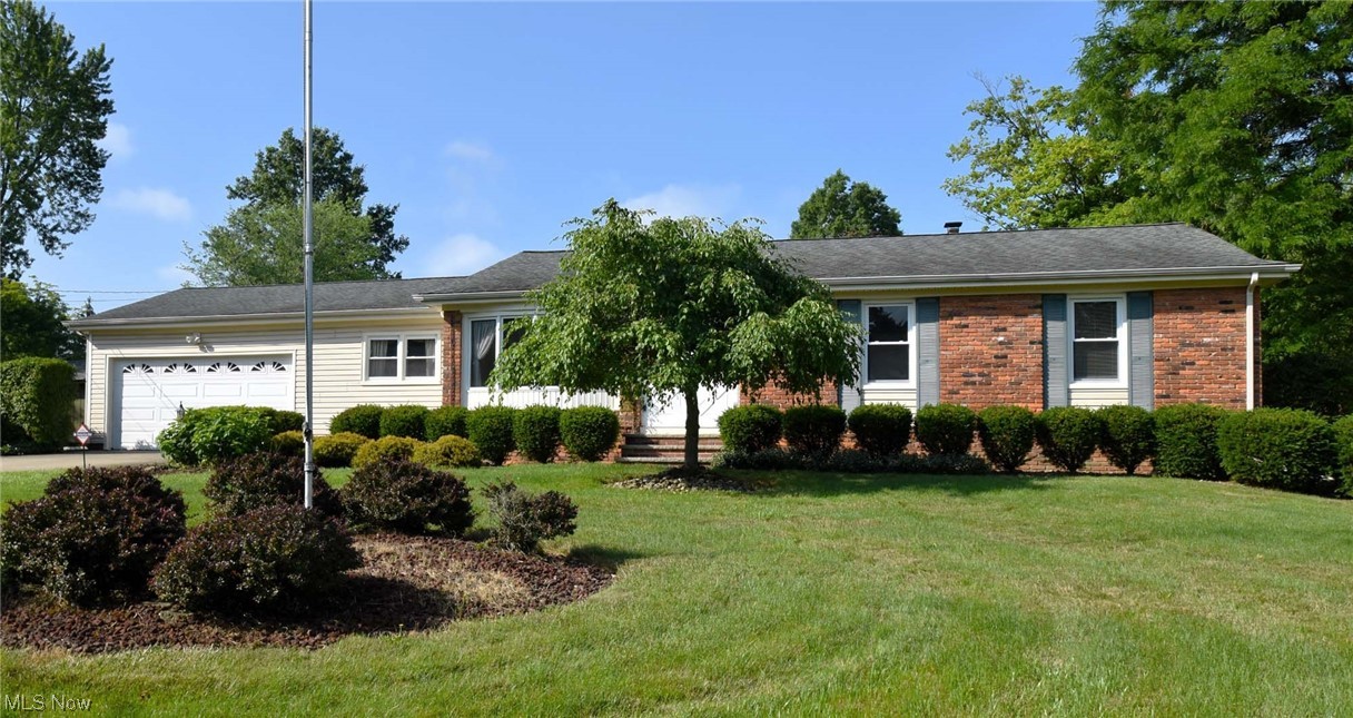 Welcome to this inviting 3-bedroom ranch home, offering a comfortable & practical layout for everyday living. Side by side front doors will graciously greet you as you enter the very large living room, attached is what the current owner used as a family room, however would transform into a great formal dining room or office space. The spacious kitchen with a sizable eat-in area provides a comfortable space for casual dining, making it easy to enjoy your morning coffee or host intimate meals with loved ones. The vaulted Sunroom has wall to wall large windows/patio doors with an amazing view of your backyard allowing you to connect with nature. The 1st floor laundry room & additional storage segways from the 2 car garage into the main part of the home. Enter the basement by way of its open stairs from the kitchen, adding valuable space that can be customized to suit your lifestyle; a fantastic opportunity to create a comfortable entertainment/family room increasing the versatility of the