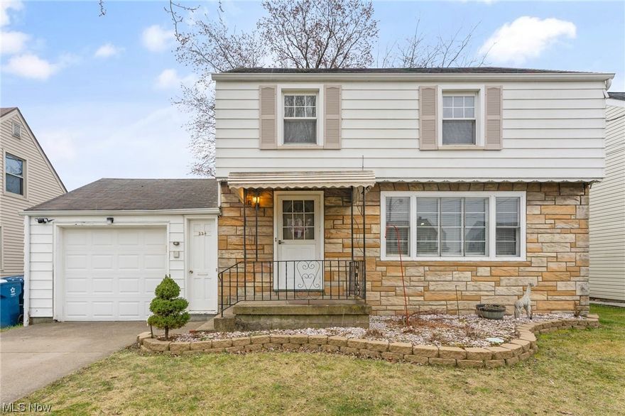 Welcome home to this cozy colonial in Struthers! The first floor opens to a large living room with new LVT floors. Lots of cabinet space, stainless appliances, and beautiful ceramic floors are featured in the updated eat-in kitchen. A 1 car garage with an attached sunroom with access to the fully fenced in backyard completes this level. Upstairs you’ll find 3 nice sized bedrooms and a full bathroom along with a crawl space for storage. The partially finished basement features a bar perfect for all of your entertainment needs and the laundry room with washer and dryer. This home is situated on a quiet street and is close to schools and restaurants. Schedule your private showing today!