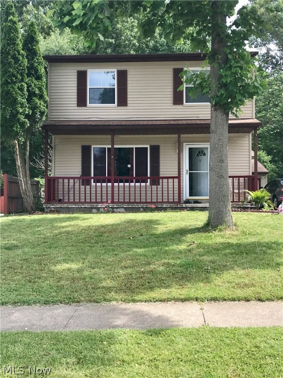 Nicely updated colonial with 3 bedrooms, 1.5 bathrooms. The full bathroom upstairs also connects to master bedroom. Nice bright kitchen features white cabinets, stainless steel appliances with separate dining room with slider out to the deck and fenced back yard. Partially finished basement provides extra room to entertain family and friends and also includes a 4th bedroom. Newer flooring throughout the home as well as brand new sump pump installed. Washer and dryer remain in the home.