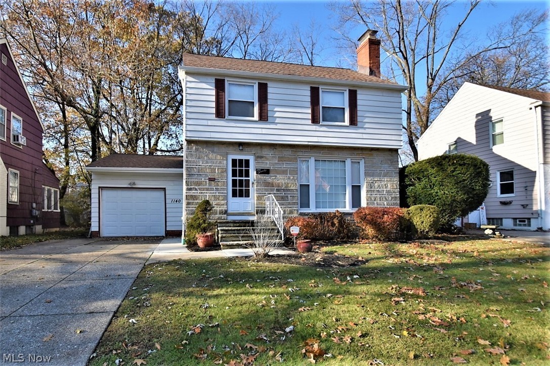 Charming and updated colonial with real hardwood floors on a quiet street in Cleveland Heights, with a convenient commute to University Circle, shopping, university and hospitals. Every room is fresh and clean from top to bottom in this beautiful home making it move-in ready. Situated facing east, natural light fills the house with morning sun. Fully fenced backyard with landscaping mulch and trees for cool shade in the afternoon and early evening. The back of the home features a covered concrete patio and a wood deck off the dining room. The single car garage is extra long and wide for those who like to tinker. Schedule your private showing today!
